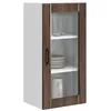 Image de vidaXL Armoire de Cuisine Chêne Brun 40 x 31 x 80 cm Bois d'ingénierie, Unité de Cuisine Moderne, Meuble Pratique, Solutions de Rangement murales, étagères Simples, Options fonctionnelles