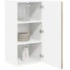 Image de vidaXL Meuble Mural Porto Chêne Artisanal 40 x 31 x 80 cm, Armoire de Cuisine en Bois Moderne, Murale, Rangement Compact, Design Pratique, Meuble en Bois Durable