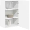 Image de vidaXL Armoire de Cuisine avec étagère Blanc Brillant 50 x 31 x 80 cm, Unité de Cuisine Moderne, Meuble Pratique, Solutions de Rangement murales, étagères Simples, Options fonctionnelles