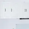 Image de vidaXL Armoire de cuisine avec étagère Blanc brillant 50 x 31 x 80 cm