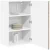 Image de vidaXL Meuble Mural Porto Bois Ancien 50 x 31 x 80 cm, Armoire de Cuisine en Bois Moderne, Murale, Rangement Compact, Design Pratique, Meuble en Bois Durable