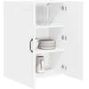 Image de vidaXL Armoire de Cuisine Blanc 60 x 31 x 80 cm Bois d'ingénierie, Unité de Cuisine Moderne, Meuble Pratique, Solutions de Rangement murales, étagères Simples, Options fonctionnelles