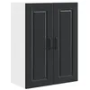 Image de vidaXL Armoire de Cuisine Noir 60 x 31 x 80 cm Bois d'ingénierie, Unité de Cuisine Moderne, Meuble Pratique, Solutions de Rangement murales, étagères Simples, Options fonctionnelles