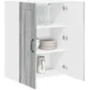 Image de vidaXL Armoire de Cuisine avec étagère Gris Sonoma 60 x 31 x 80 cm, Unité de Cuisine Moderne, Meuble Pratique, Solutions de Rangement murales, étagères Simples, Options fonctionnelles