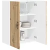 Image de vidaXL Meuble Mural Porto Chêne Artisanal 60 x 31 x 80 cm, Armoire de Cuisine en Bois Moderne, Murale, Rangement Compact, Design Pratique, Meuble en Bois Durable