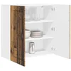 Image de vidaXL Armoire de Cuisine avec étagère Bois Ancien 80 x 31 x 80 cm, Unité de Cuisine Moderne, Meuble Pratique, Solutions de Rangement murales, étagères Simples, Options fonctionnelles