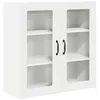 Image de vidaXL Armoire de Cuisine Blanc 80 x 31 x 80 cm Bois d'ingénierie, Unité de Cuisine Moderne, Meuble Pratique, Solutions de Rangement murales, étagères Simples, Options fonctionnelles