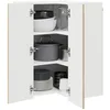 Image de vidaXL Armoire de Cuisine avec étagère Chêne Sonoma 57 x 57 x 80 cm, Unité de Cuisine Moderne, Meuble Pratique, Solutions de Rangement murales, étagères Simples, Options fonctionnelles