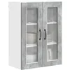 Image de vidaXL Armoire de Cuisine Gris béton 60 x 31 x 80 cm Bois d'ingénierie, Unité de Cuisine Moderne, Meuble Pratique, Solutions de Rangement murales, étagères Simples, Options fonctionnelles