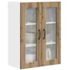Image de vidaXL Armoire de Cuisine avec étagère Chêne Artisanal 60 x 31 x 80 cm, Unité de Cuisine Moderne, Meuble Pratique, Solutions de Rangement murales, étagères Simples, Options fonctionnelles