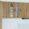 Image de vidaXL Armoire de cuisine avec étagère Chêne artisanal 60 x 31 x 80 cm
