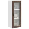 Image de vidaXL Armoire de Cuisine avec étagère Chêne Brun 40 x 31 x 100 cm, Unité de Cuisine Moderne, Meuble Pratique, Solutions de Rangement murales, étagères Simples, Options fonctionnelles