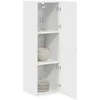 Image de vidaXL Armoire de Cuisine Blanc 30 x 31 x 100 cm Bois d'ingénierie, Unité de Cuisine Moderne, Meuble Pratique, Solutions de Rangement murales, étagères Simples, Options fonctionnelles