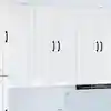 Image de vidaXL Armoire de cuisine avec étagère Blanc brillant 30 x 31 x 100 cm