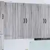 Image de vidaXL Armoire de cuisine avec étagère Gris Sonoma 30 x 31 x 100 cm