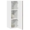 Image de vidaXL Armoire de Cuisine avec étagère Chêne Brun 30 x 31 x 100 cm, Unité de Cuisine Moderne, Meuble Pratique, Solutions de Rangement murales, étagères Simples, Options fonctionnelles