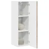 Image de vidaXL Meuble Mural Porto Bois Ancien 30 x 31 x 100 cm, Armoire de Cuisine en Bois Moderne, Murale, Rangement Compact, Design Pratique, Meuble en Bois Durable
