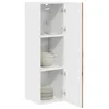 Image de vidaXL Armoire de Cuisine avec Porte Chêne Artisanal 30 x 31 x 100 cm, Unité de Cuisine Moderne, Meuble Pratique, Solutions de Rangement murales, étagères Simples, Options fonctionnelles