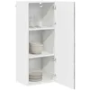 Image de vidaXL Meuble Mural Porto Gris béton 40 x 31 x 100 cm, Armoire de Cuisine en Bois Moderne, Murale, Rangement Compact, Design Pratique, Meuble en Bois Durable