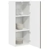 Image de vidaXL Meuble Mural Porto Chêne Brun 40 x 31 x 100 cm, Armoire de Cuisine en Bois Moderne, Murale, Rangement Compact, Design Pratique, Meuble en Bois Durable