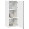 Image de vidaXL Meuble Mural Porto Chêne Artisanal 40 x 31 x 100 cm, Armoire de Cuisine en Bois Moderne, Murale, Rangement Compact, Design Pratique, Meuble en Bois Durable