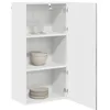 Image de vidaXL Meuble Mural Porto Gris béton 50 x 31 x 100 cm, Armoire de Cuisine en Bois Moderne, Murale, Rangement Compact, Design Pratique, Meuble en Bois Durable