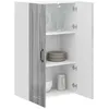Image de vidaXL Meuble Mural Porto Gris Sonoma 60 x 31 x 100 cm