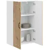 Image de vidaXL Meuble Mural Porto Chêne Artisanal 60 x 31 x 100 cm, Armoire de Cuisine en Bois Moderne, Murale, Rangement Compact, Design Pratique, Meuble en Bois Durable