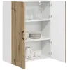 Image de vidaXL Meuble Mural Porto Chêne Artisanal 80 x 31 x 100 cm, Armoire de Cuisine en Bois Moderne, Murale, Rangement Compact, Design Pratique, Meuble en Bois Durable