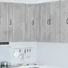 Image de vidaXL Armoire de cuisine avec étagère Gris béton 57 x 57 x 100 cm