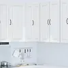 Image de vidaXL Armoire de cuisine avec étagère Blanc brillant 57 x 57 x 100 cm
