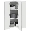 Image de vidaXL Armoire de Cuisine avec étagère Gris Sonoma 57 x 57 x 100 cm, Unité de Cuisine Moderne, Meuble Pratique, Solutions de Rangement murales, étagères Simples, Options fonctionnelles