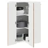 Image de vidaXL Armoire de Cuisine avec Porte Chêne Artisanal 57 x 57 x 100 cm, Unité de Cuisine Moderne, Meuble Pratique, Solutions de Rangement murales, étagères Simples, Options fonctionnelles