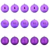 Image de vidaXL Ensemble de Boules de Noël XL 15 pcs Lilas Plastique, Salon, Ornements de Noël Traditionnels, Boules de Sapin, déco Moderne, décorations festives élégantes
