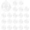 Image de vidaXL Ensemble de Boules de Noël 50 pcs Transparent Ø 5 cm, Une Collection d'ornements de Noël, Boules décoratives, déco translucide, Accessoires pour Sapin