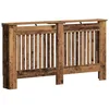 Image de vidaXL Cache-Radiateur Bois Ancien 152 x 19 x 81,5 cm, Cache-radiateur rectangulaire Moderne, Bois Technique, Protection pour Enfants, déco chauffante pour Salon