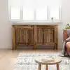 Image de vidaXL Cache-Radiateur Bois Ancien 152 x 19 x 81,5 cm