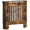 Image de vidaXL Cache-Radiateur Chêne fumé 78 x 19 x 81,5 cm Bois d'ingénierie, Cache-radiateur rectangulaire Moderne, Bois Technique, Protection pour Enfants, déco chauffante pour Salon