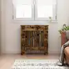 Image de vidaXL Cache-Radiateur Chêne fumé 78 x 19 x 81,5 cm Bois d'ingénierie