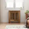 Image de vidaXL Cache-Radiateur Bois Ancien 78 x 19 x 81,5 cm Bois d'ingénierie