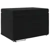 Image de vidaXL Tabouret Noir 61 x 41 x 40 cm Velours et Bois Composite, Tabouret Moderne, Durable et Compact pour Cuisine, Design épuré, Assise décontractée, Meuble Minimaliste