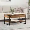 Image de vidaXL Table basse Bois Ancien 80 x 50 x 40 cm Bois d'ingénierie