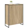 Image de vidaXL Cabinet à Chaussures Sonoma 79 x 36 x 100 cm Bois d'ingénierie, Meuble de Rangement Pratique, Organisateur d'entrée Durable, Porte-Chaussures rectangulaire, mobilier intérieur Compact