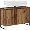Image de vidaXL Cabinet de Salle de Bain avec Porte Bois Ancien 90 x 30 x 60 cm, Rangement élégant pour Salle de Bain, Cabinet rectangulaire en Bois, Meuble Moderne pour Les Affaires de Toilette