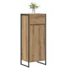 Image de vidaXL Cabinet de Salle de Bain Chêne Artisan 40 x 30 x 100 cm, Meuble de Salle de Bain, Armoire rectangulaire, Rangement Compact, déco Moderne, Organisateur innovant