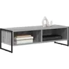 Image de vidaXL Meuble TV Gris Sonoma 100 x 36,5 x 30,5 cm Bois d'ingénierie, Meuble de Salon Moderne, Caisson TV rectangulaire, Console Robuste, mobilier Pratique, Gain de Place