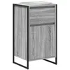 Image de vidaXL Buffet Gris Sonoma 43 x 36 x 75,5 cm Bois d'ingénierie, Solutions de Rangement pour Salon, Buffet rectangulaire, Organisateur Moderne, Meuble Fonctionnel pour déco