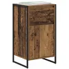 Image de vidaXL Buffet Bois Ancien 43 x 36 x 75,5 cm Bois d'ingénierie, Canapé Durable rectangulaire pour Salon avec Coussins déco, Parfait pour Les espaces Modernes, Facile à Nettoyer et à Entretenir