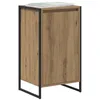 Image de vidaXL Buffet Chêne artisan 43 x 36 x 75,5 cm Bois d'ingénierie, Salle de séjour, canapé rectangulaire durable pour un confort intime et un décor stylé, pour toute configuration de maison ou d'apparte