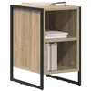 Image de vidaXL Table de Chevet 2 pcs Sonoma 39.5 x 30 x 50 cm, Table de Nuit Moderne, Petite Table avec Pieds en Acier, Meuble stylé pour Chambres urbaines